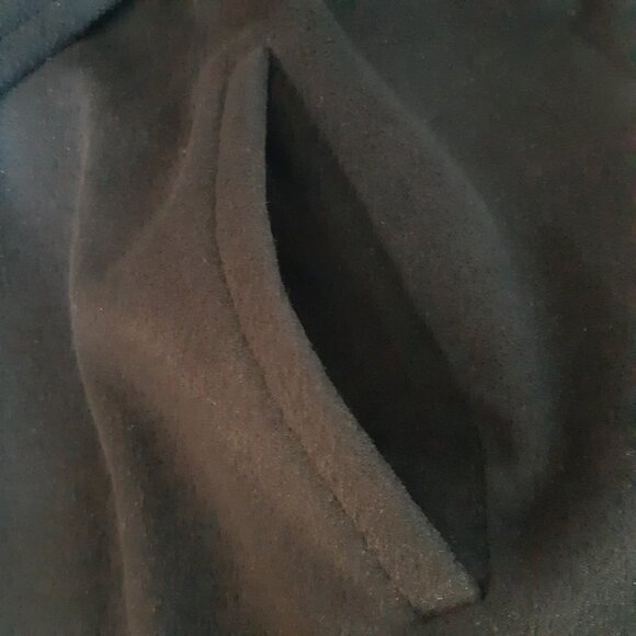 Regency Neiman Marcus 100% Cashmere Full Length Black Maxi Overcoat SZ 8 1970s - Picture 9 of 16